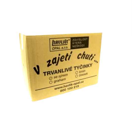 Havlík Original – Käse- und Salzstangen – Schachtel (30 Stück)