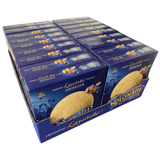 Opavia Kolonada Spa Oblaten – Haselnuss Packung mit 18 Stück