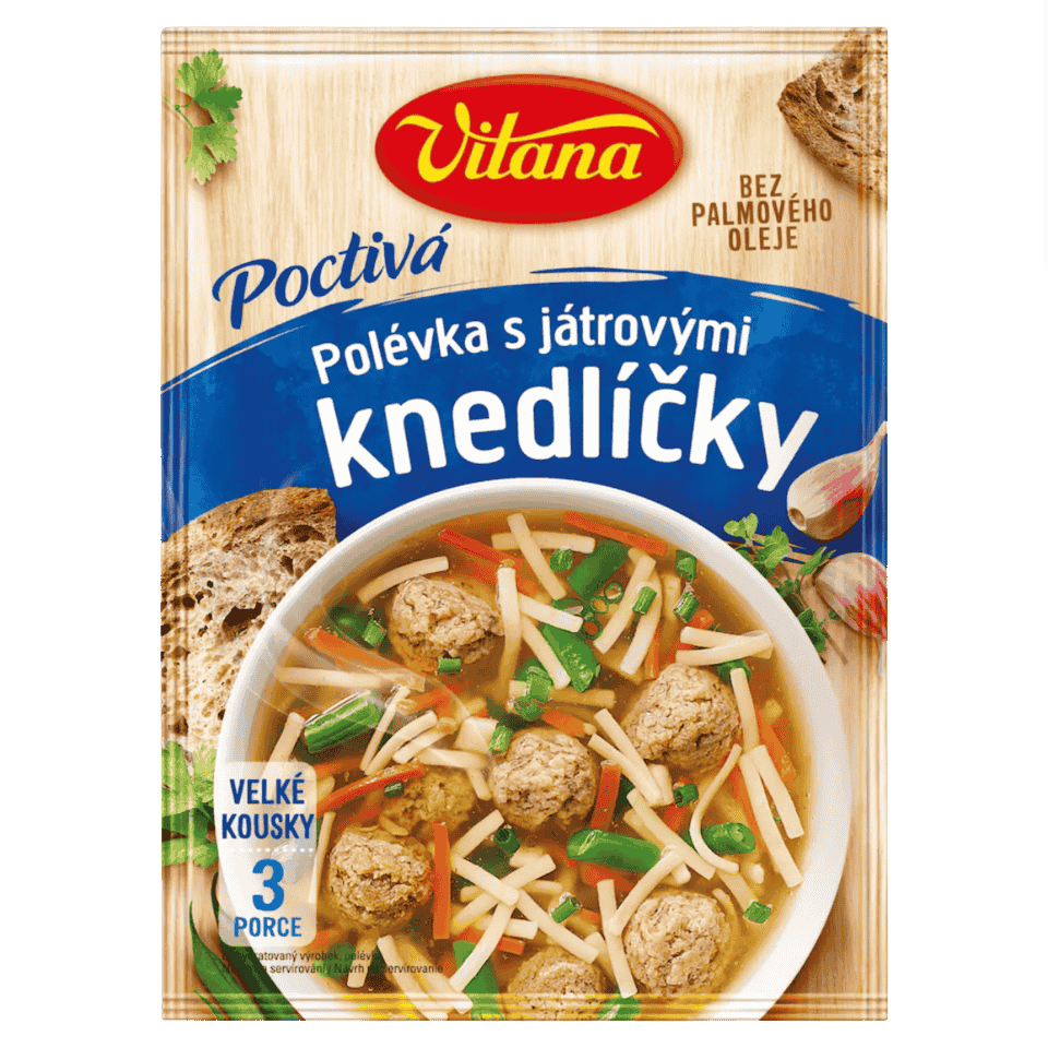 Vitana Traditional Soup with Liver Dumplings
