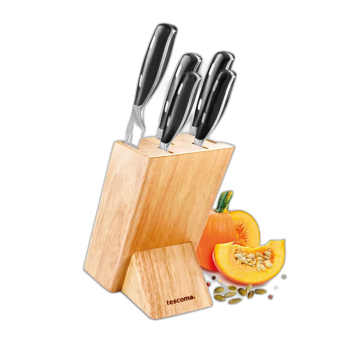 Tescoma Knife block GrandCHEF, with 5 knives