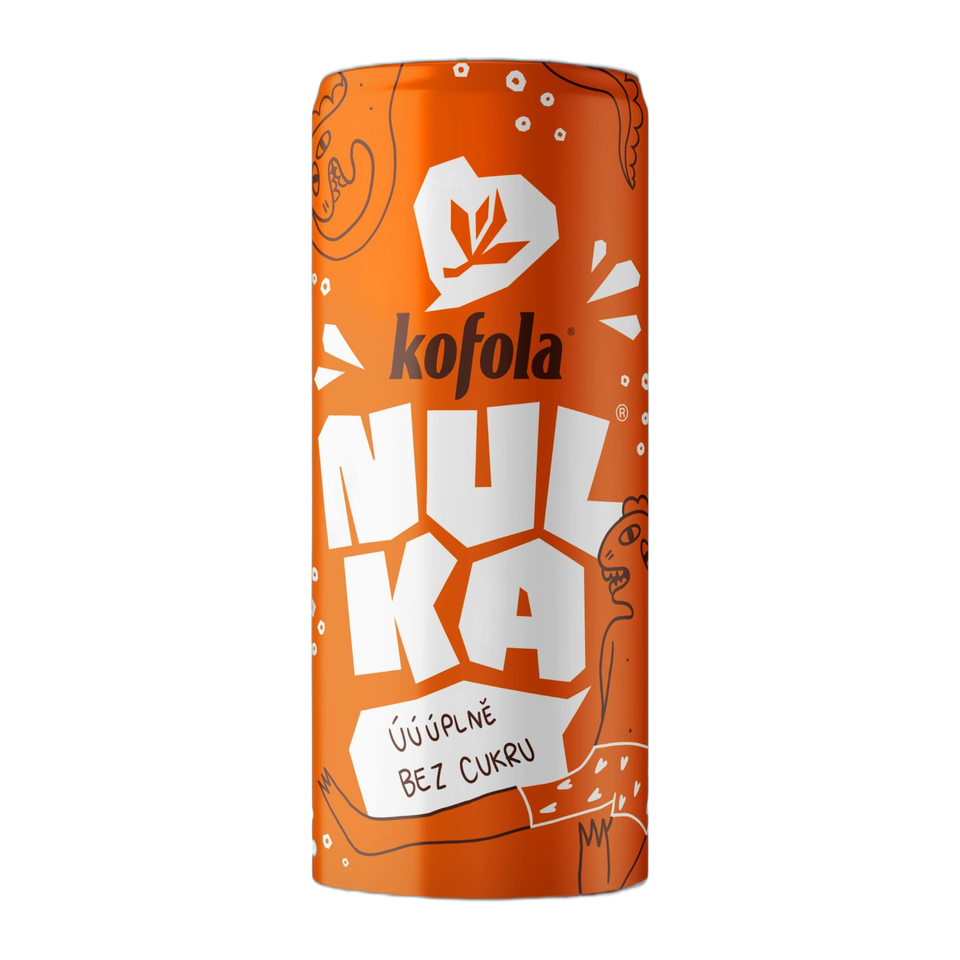 Kofola Nulka 0,33l sugar-free Czech cola can