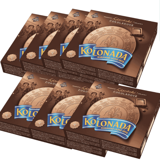 Opavia Kolonada Spa Wafers – Schokolade Packung mit 18 Stück