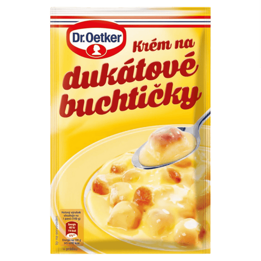 Dr.Oetker Sahne auf Dukatenbrötchen
