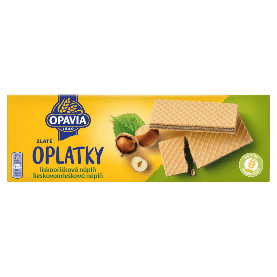 Opavia Zlate Wafers with Hazelnut Filling