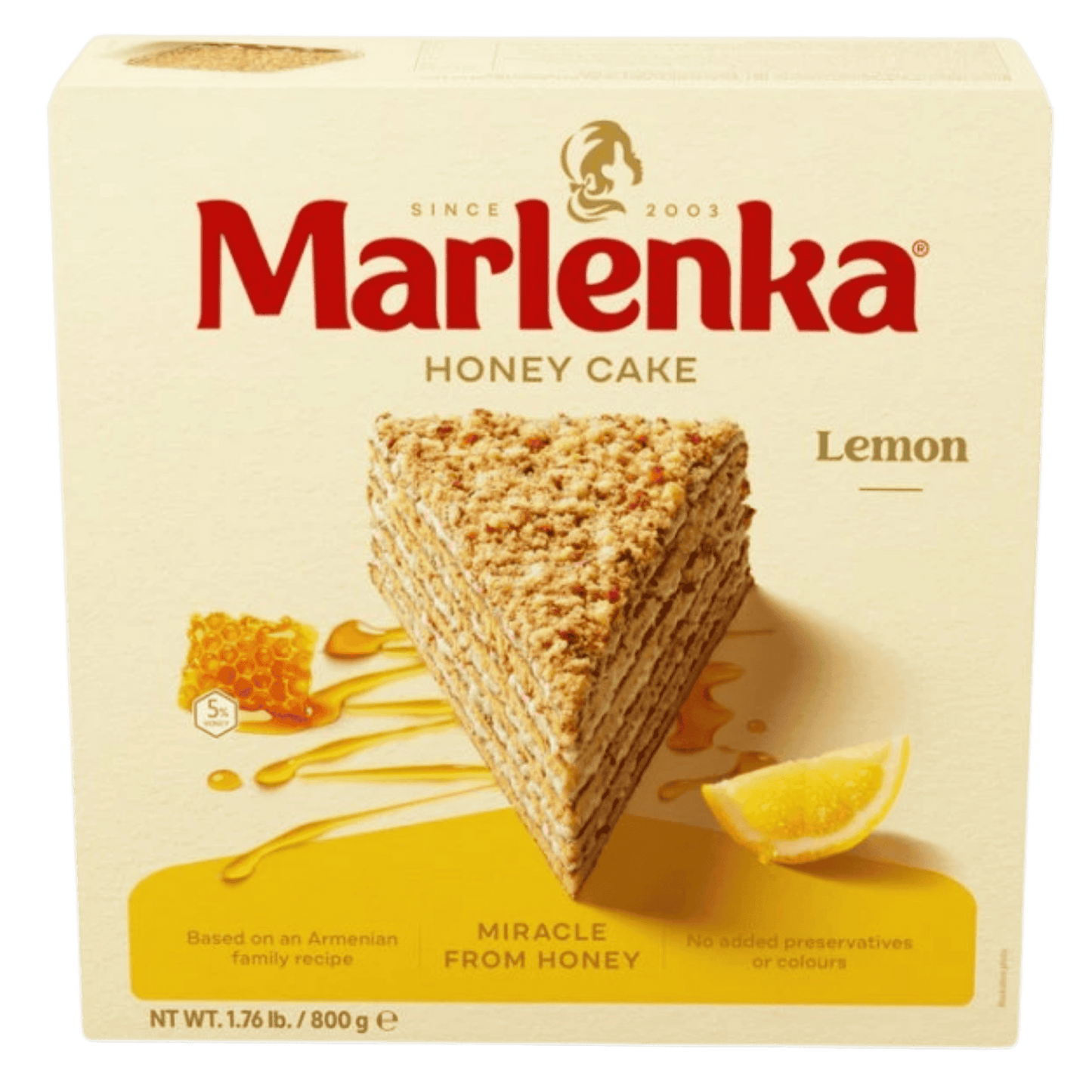 MARLENKA® Zitronen-Honig-Kuchen