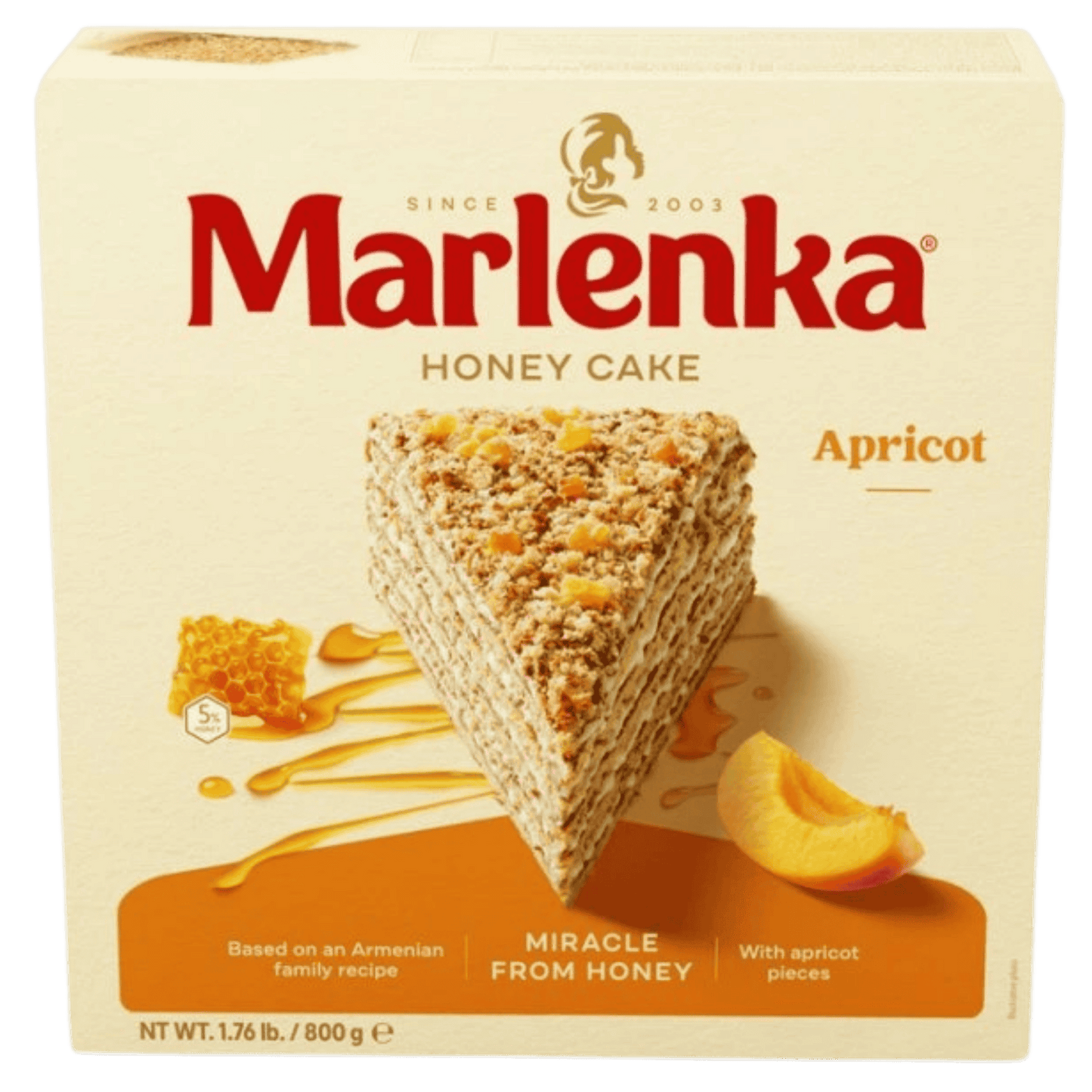 MARLENKA® Apricot Honey Cake
