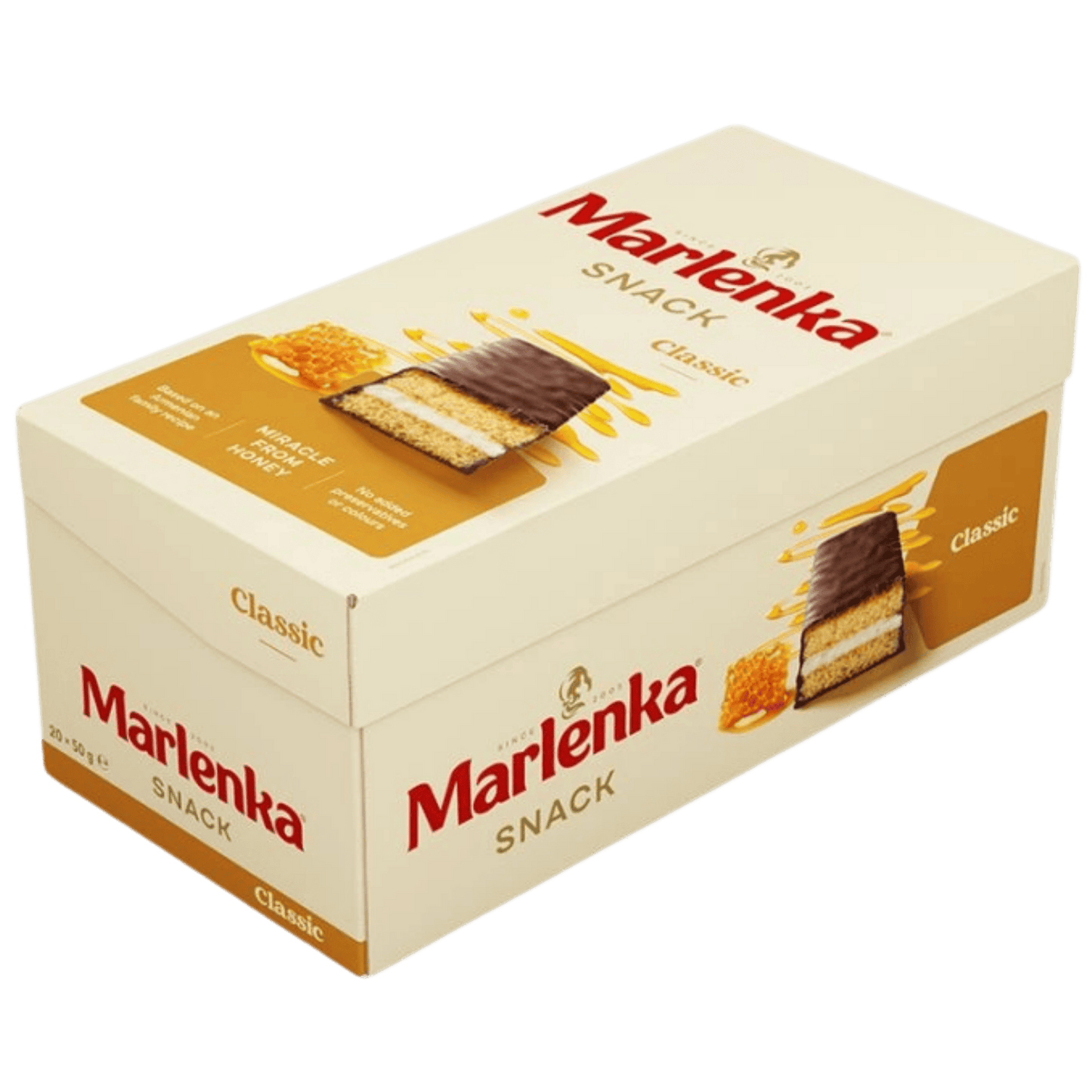 MARLENKA® Honey Snack – Box (20 pcs)