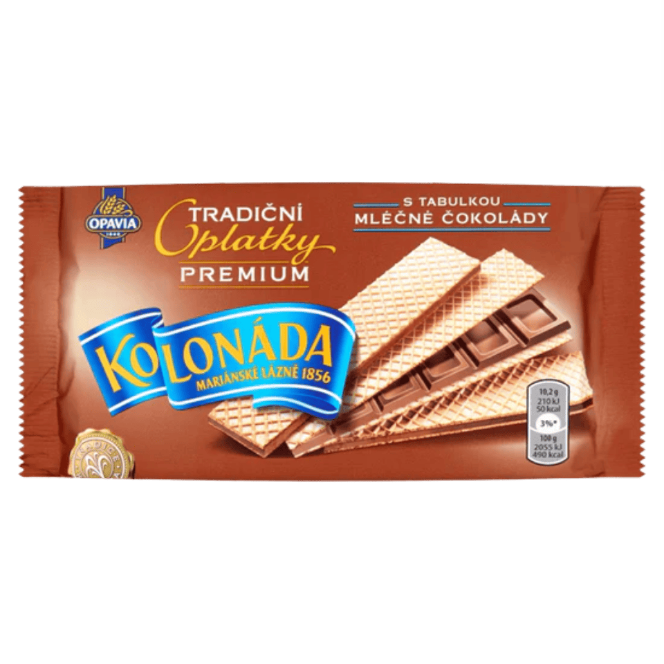 Opavia Kolonada Wafers with Milk Chocolate Bar