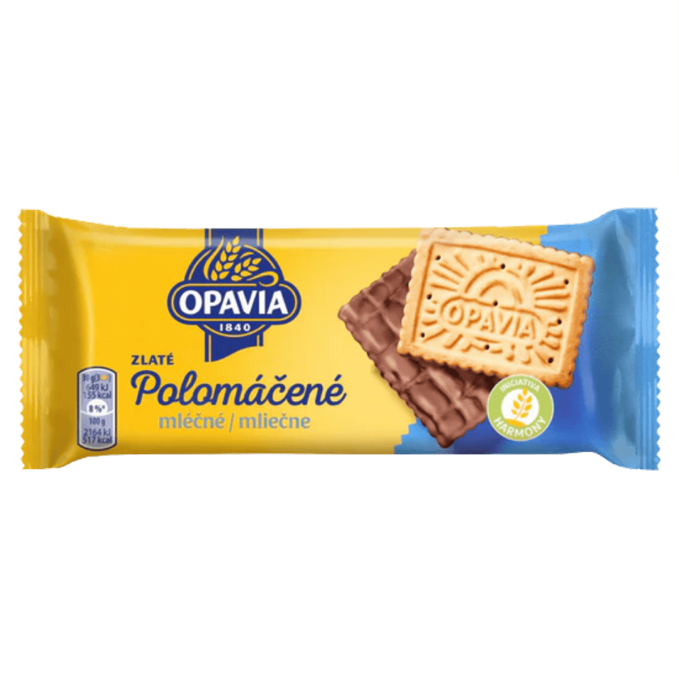Opavia Zlate Polomacene Halbgetauchter Kakao