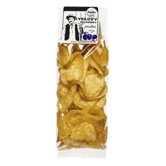 Cyrilovy-Kartoffelchips mit Pflaumenmarmeladengeschmack / Cyrilovy-Bramburky-Povidla