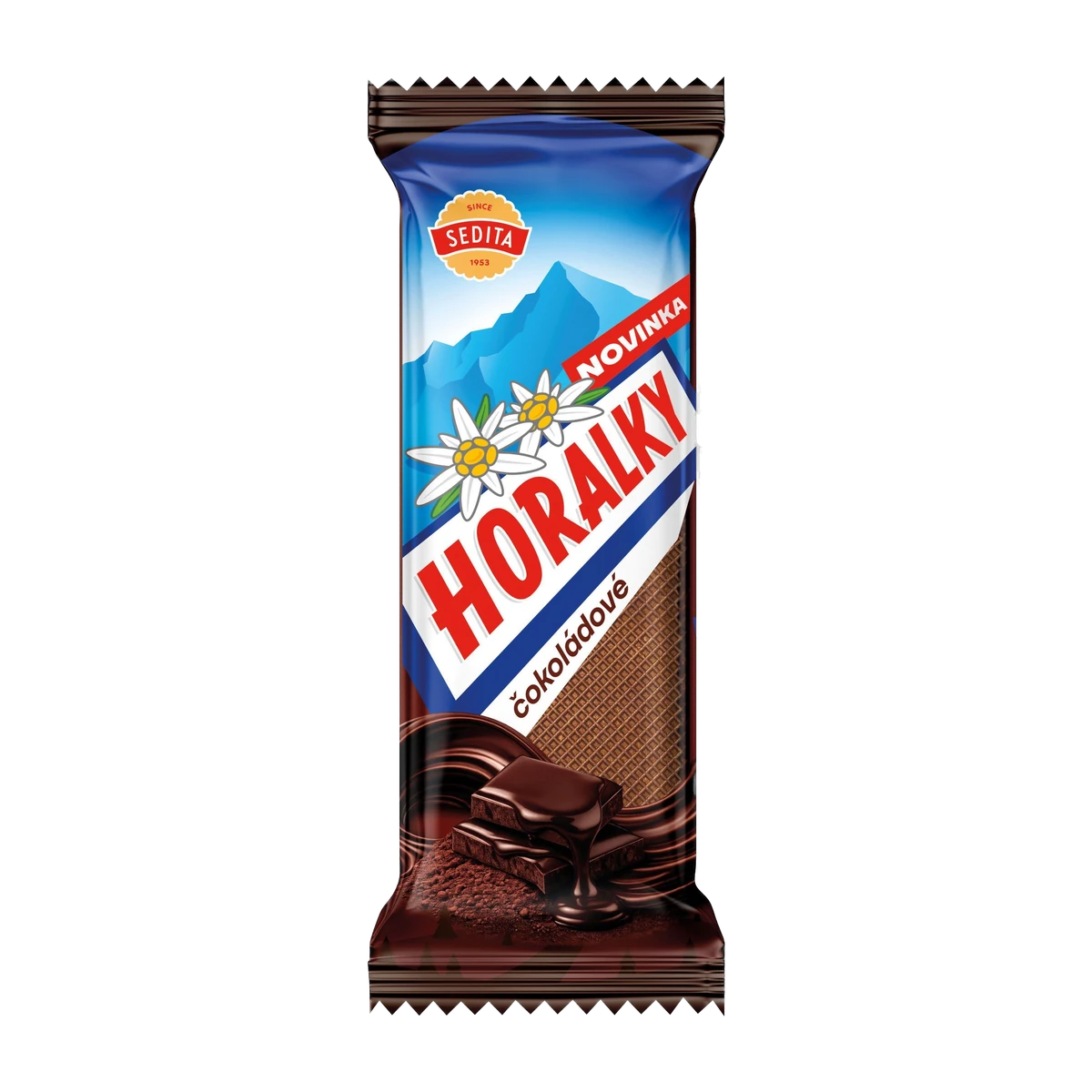 Sedita Horalky Chocolate 50 g – Slovak chocolate wafers in cocoa coating