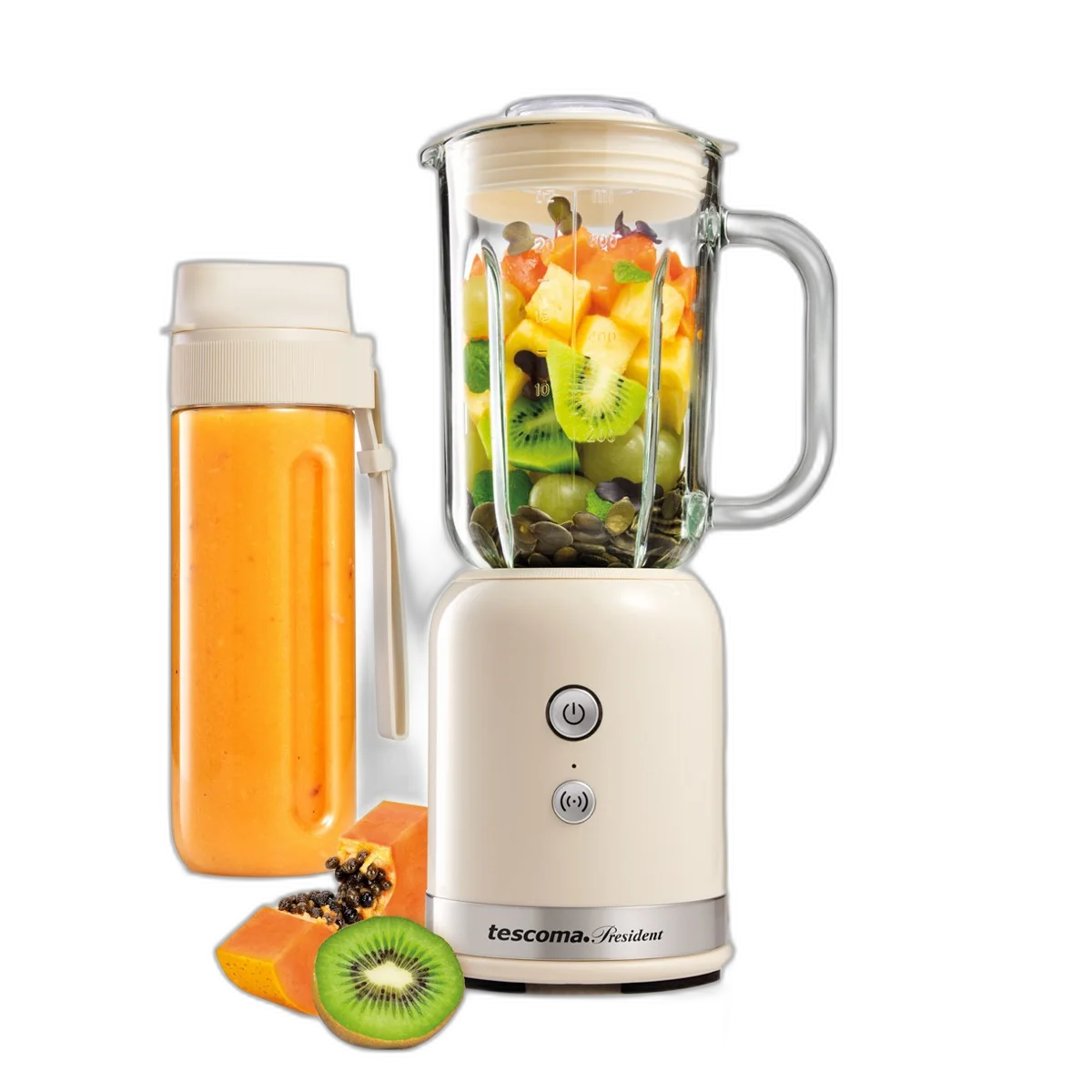 Tescoma Smoothie mixer PRESIDENT 0.6 l, cream