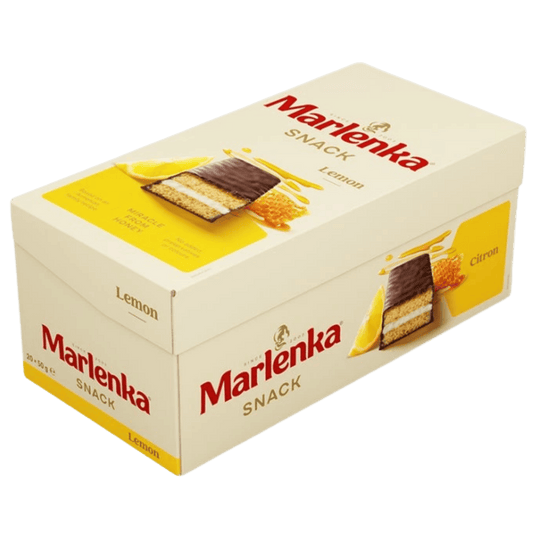 MARLENKA® Lemon Honey Snack – Box (20 pcs)