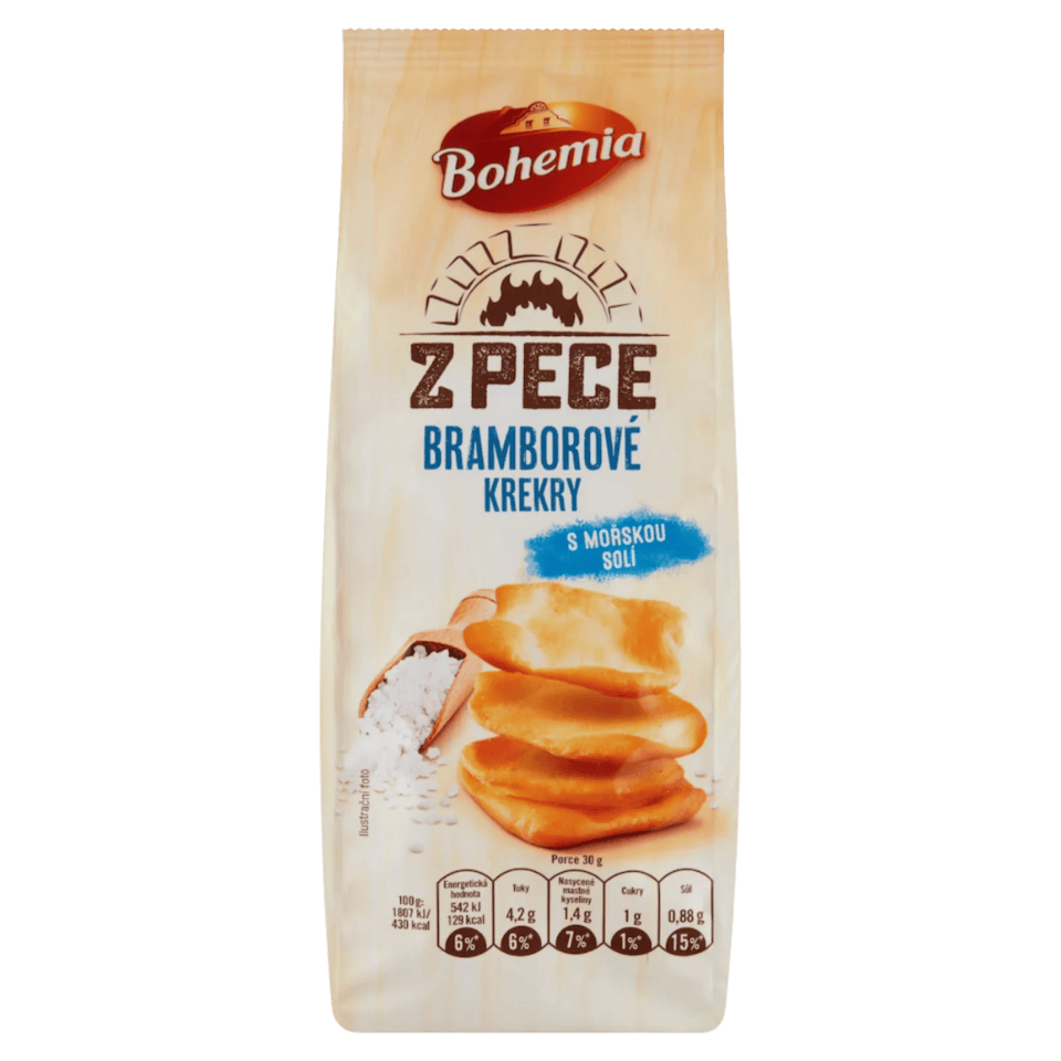 Bohemia Z Pece Kartoffelcracker mit Meersalz