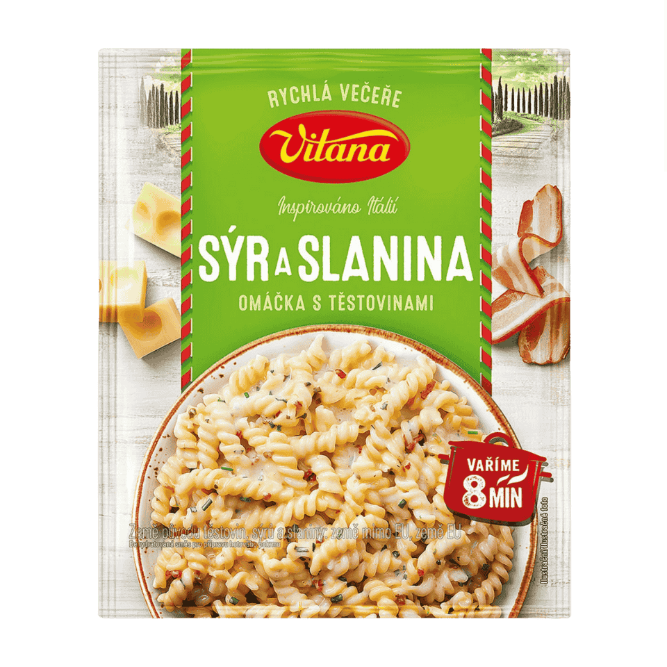 Vitana Cheese & Bacon Sauce with Pasta