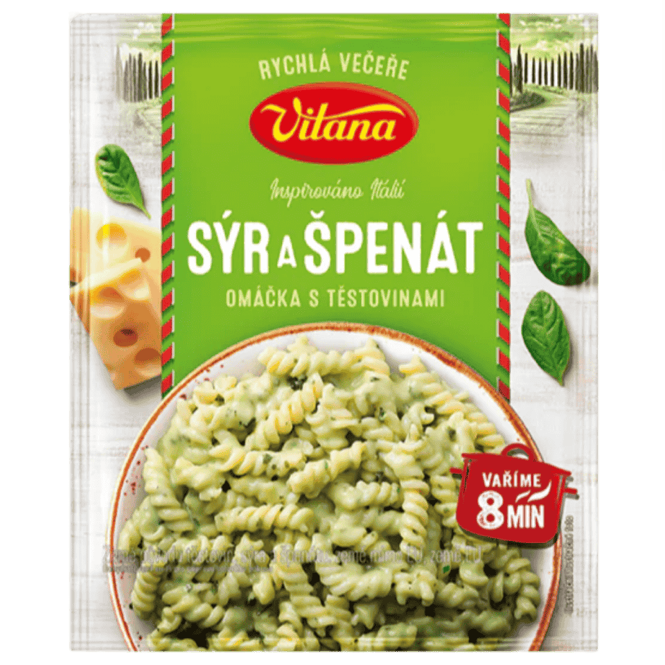 Vitana Cheese & Spinach Sauce with Pasta