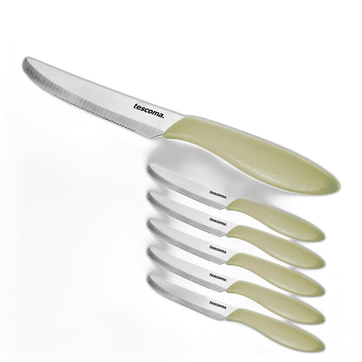 Tescoma Tafelmesser PRESTO 12 cm, 6 Stück, beige