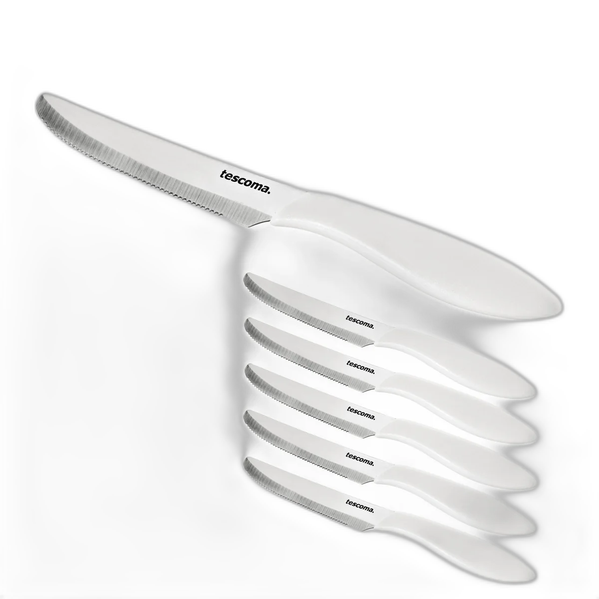Tescoma Table knife PRESTO 12 cm, 6 pcs, white