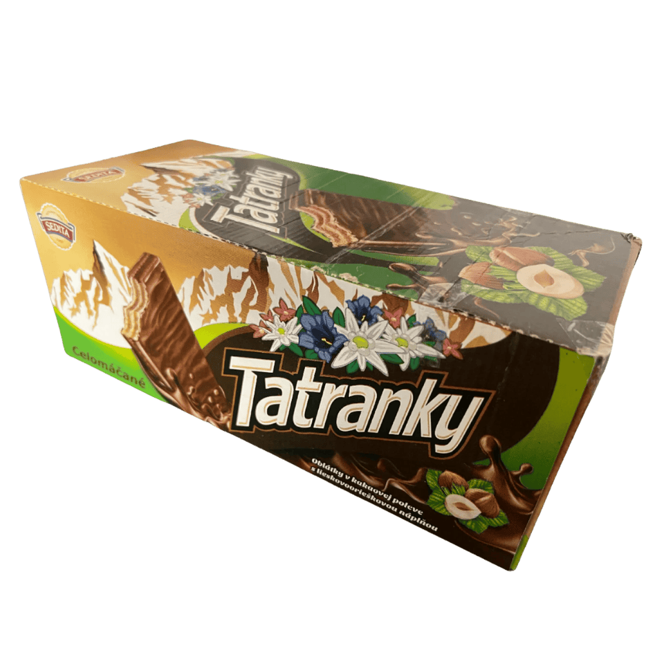 Sedita Tatranky Hazelnut Wafers - Box (48 pcs)