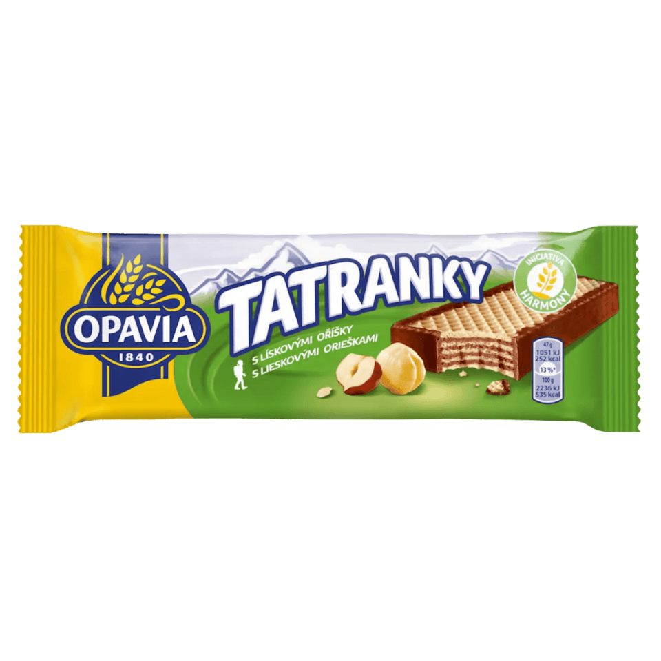 Opavia Tatranky mit Haselnüssen
