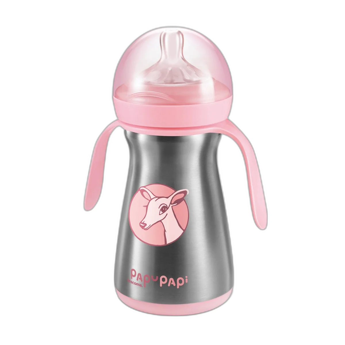 Tescoma Thermo bottle PAPU PAPI 200 ml, pink