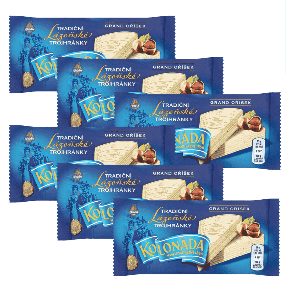 Opavia Kolonada Grand Hazelnut Triangles - Box (24 pcs)