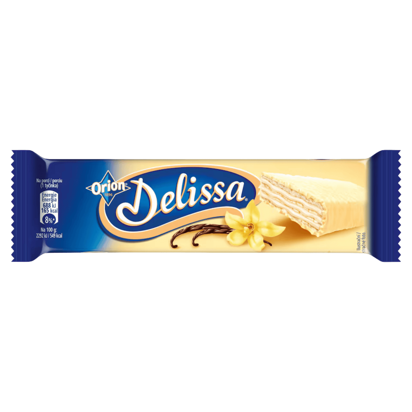 Orion Delissa Vanilla Wafer in White Chocolate