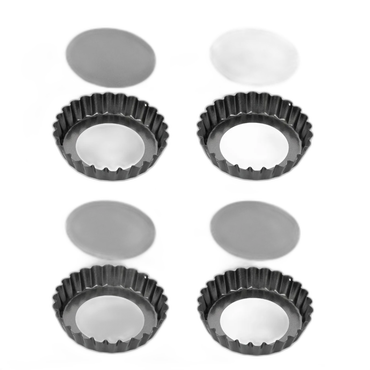 Tescoma Wav.edg.pan w.rem.bot.DELÍCIA ¤10cm,4pcs