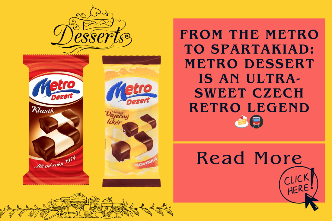 From the Metro to Spartakiad: Metro Dessert is an ultra-sweet Czech retro legend 🍰🚇