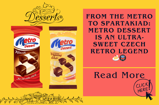 From the Metro to Spartakiad: Metro Dessert is an ultra-sweet Czech retro legend 🍰🚇