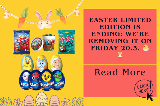 Easter Limited Edition is ending: we’re removing it on Friday 20.3. 🐣⏳