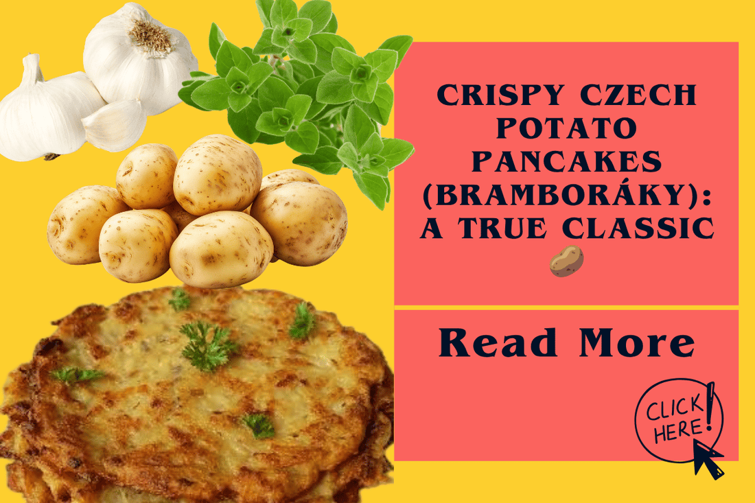 Czech bramboráky – crispy potato pancakes for summer and winter 🥔🧄