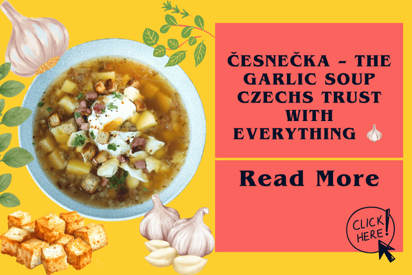 Česnečka – the garlic soup Czechs trust with everything 🧄