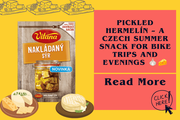 Pickled Hermelin – a Czech summer snack for bike trips and evenings 🧄🧀