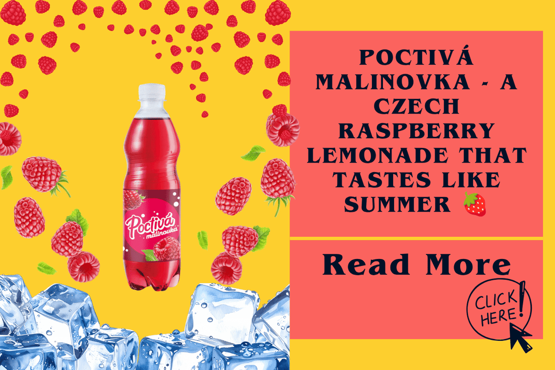 Poctivá Malinovka - a Czech raspberry lemonade that tastes like summer 🍓
