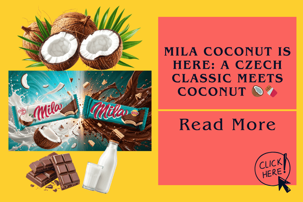 Mila Coconut is here: a Czech classic meets coconut 🥥🍫
