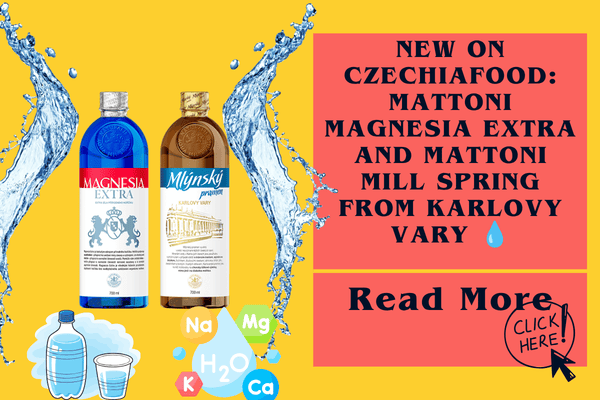 New on CzechiaFood: Mattoni Magnesia Extra & Mill Spring from Karlovy Vary 💧