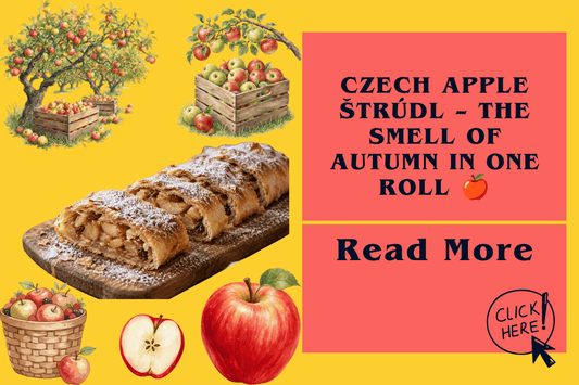 Czech apple štrúdl – the smell of autumn in one roll 🍎