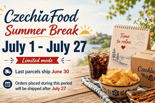 CzechiaFood Summer Break: July 1 to July 27 limited mode ☀️