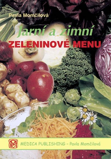 Jarní a zimní zeleninové menu paperback book cover