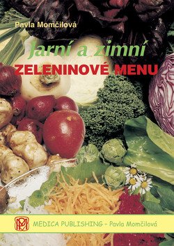 Jarní a zimní zeleninové menu hardcover book cover
