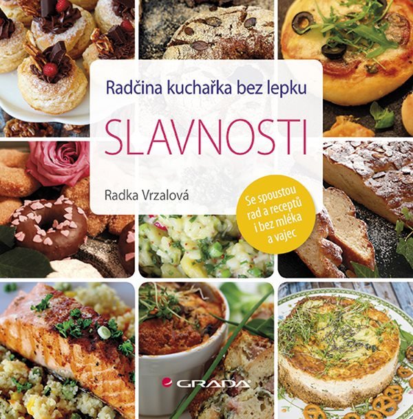 Radčina kuchařka bez lepku Slavnosti book cover