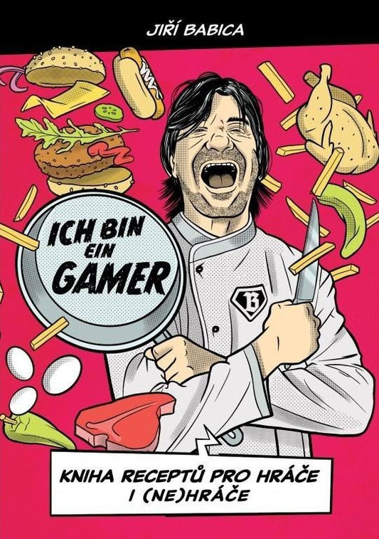 Komiksová kuchařka Ich bin ein Gamer book cover