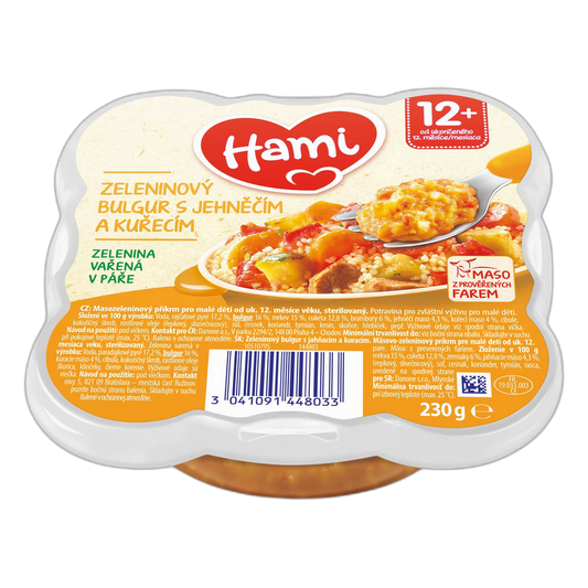 Hami Vegetable Bulgur with Lamb & Chicken Toddler Meal