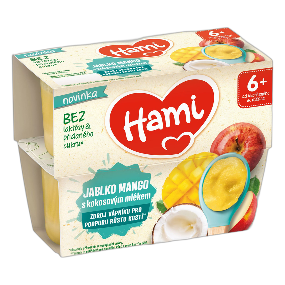 Hami Apple, Mango & Coconut Milk Baby Puree