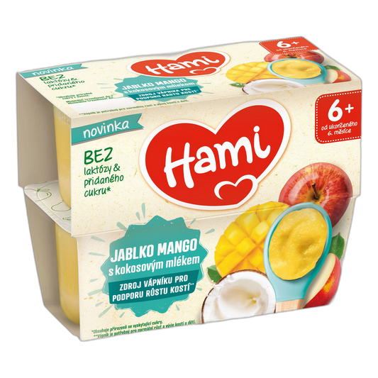Hami Apple, Mango & Coconut Milk Baby Puree