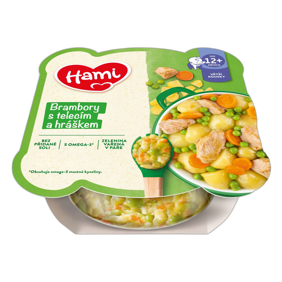 Hami Potato, Veal & Peas Toddler Meal