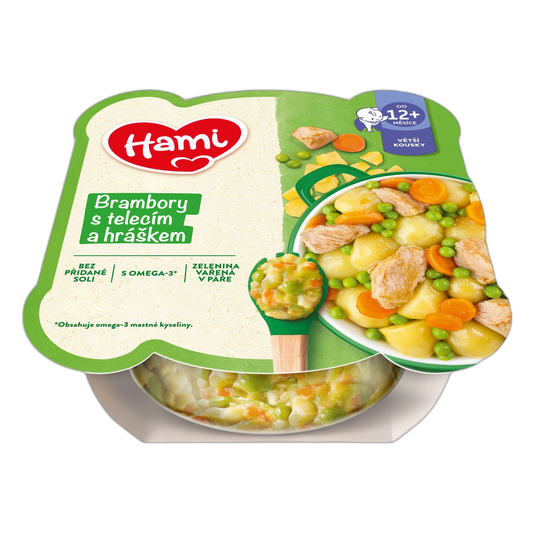 Hami Potato, Veal & Peas Toddler Meal