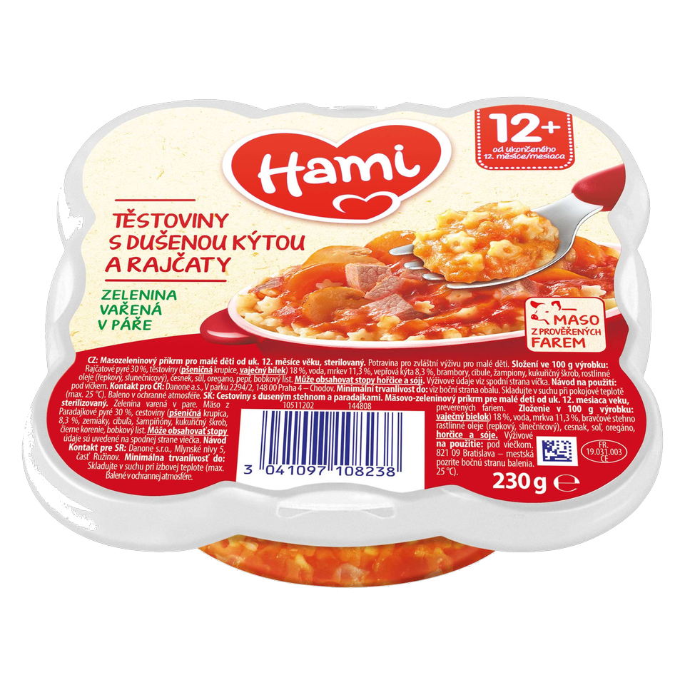 Hami Malý Gurmán Pasta with Braised Ham & Tomato