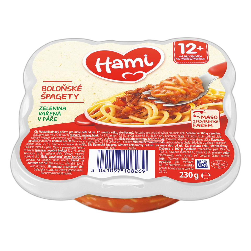 Hami Bolognese Spaghetti Toddler Meal